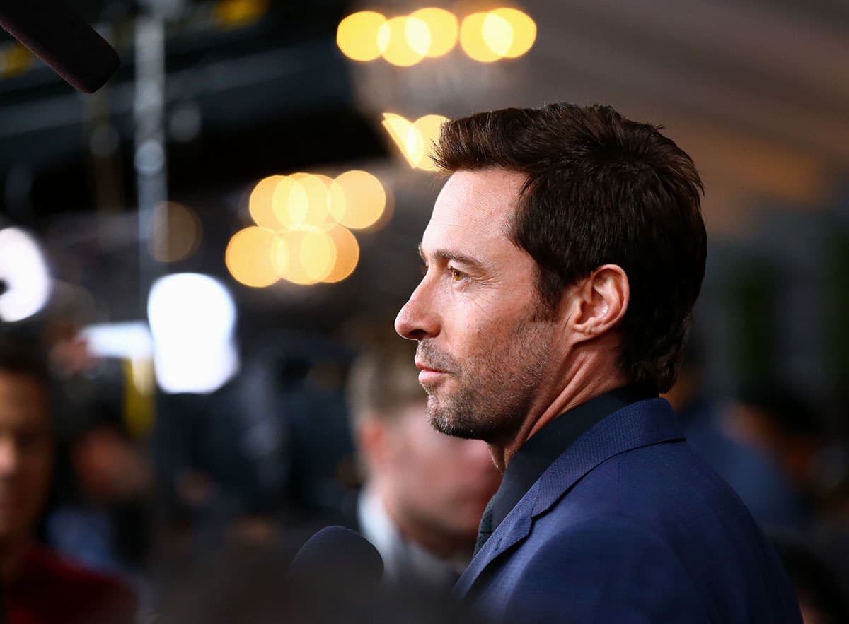 Hugh Jackman at the 2014 NFL Honors.