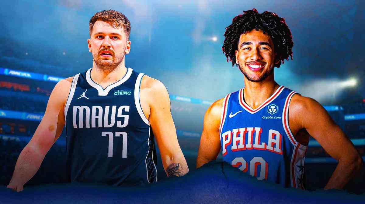Luka Doncic, Jared McCain, Dallas Mavericks, Philadelphia 76ers