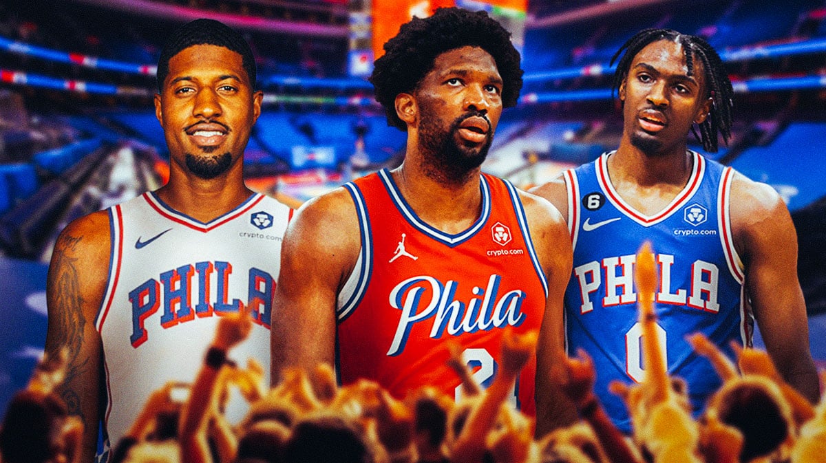 76ers' Joel Embiid, Paul George, Tyrese Maxey Get Eye Opening Big Three ...