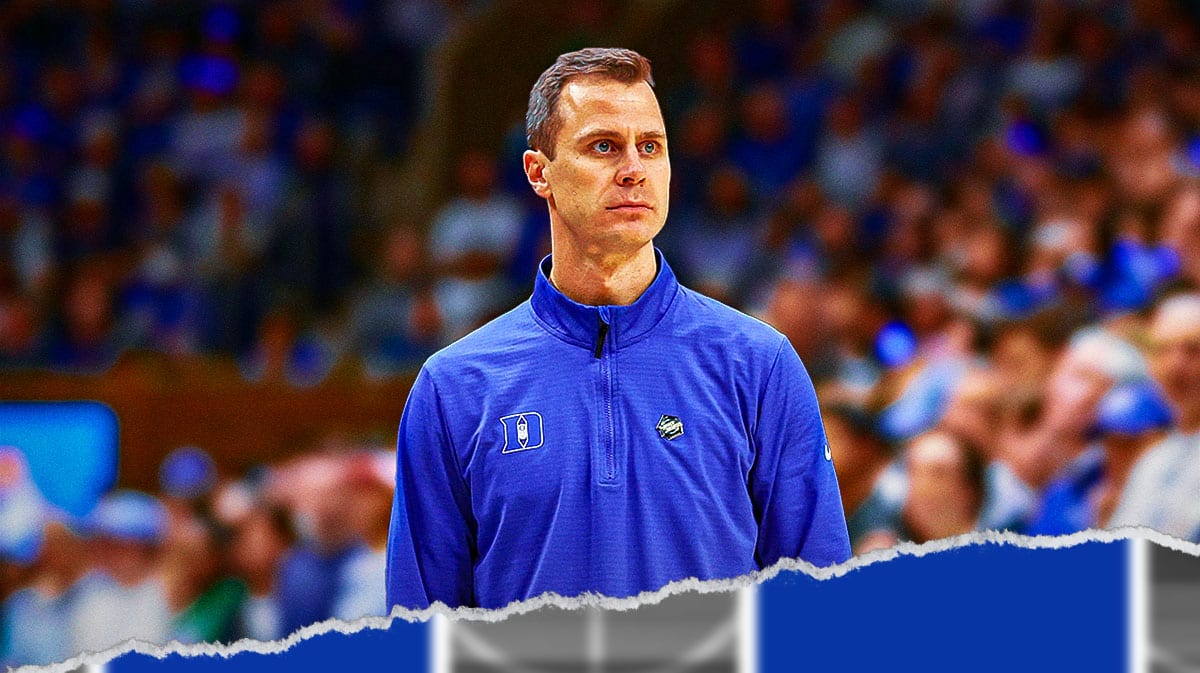 Duke basketball coach Jon Scheyer