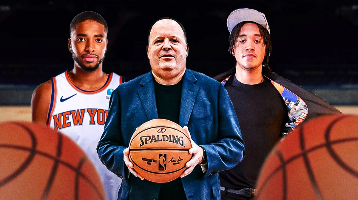 Knicks' Leon Rose, Mikal Bridges and Pacome Dadiet