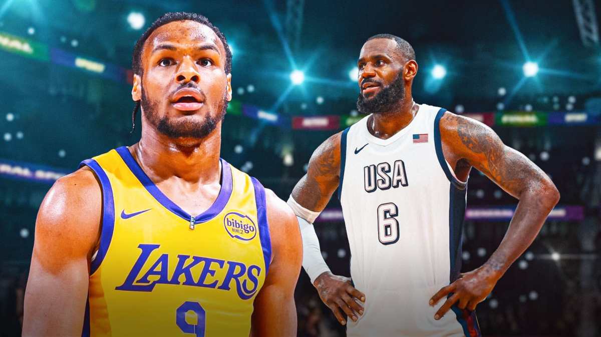 LeBron James, Bronny James, Los Angeles Lakers, Team USA