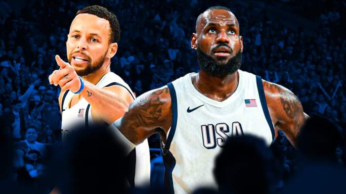 LeBron James, Stephen Curry, Team USA, Olympics