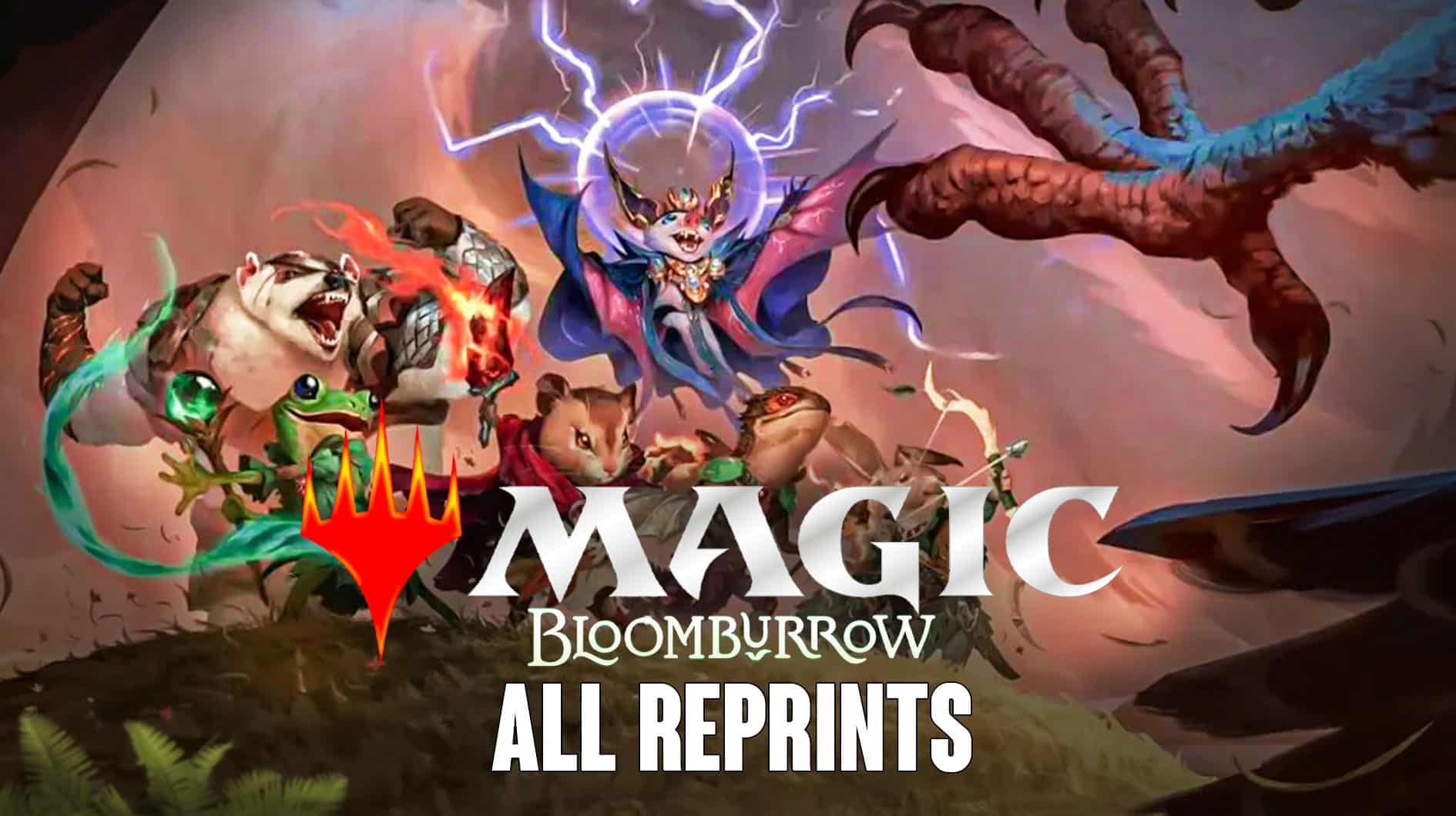 MTG Bloomburrow – все перепечатки карт