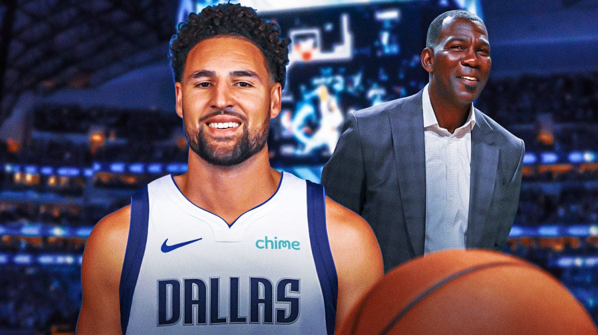 Mavericks' Klay Thompson and Michael Finley