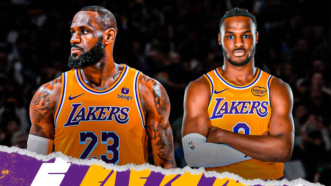 Los Angeles Lakers' LeBron James & Bronny James NBA 2K25 Overall Player Ratings
