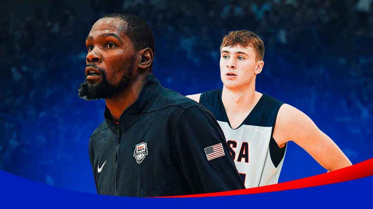 Kevin Durant and Cooper Flagg.