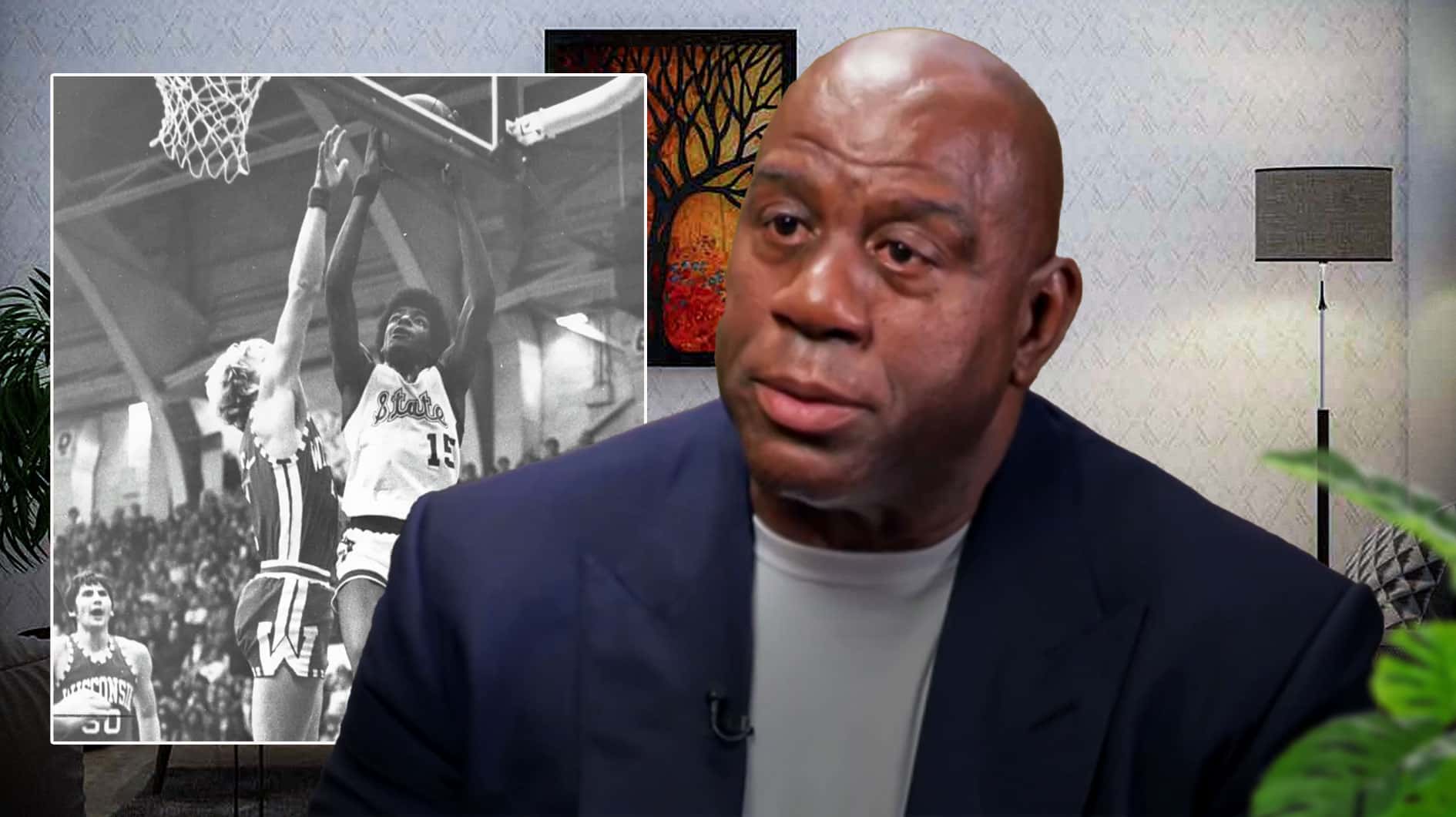 Magic Johnson's heartbreaking reaction to death of ex-Michigan State ...