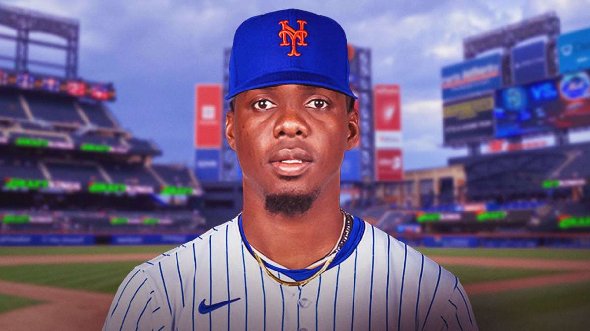 Huascar Brazobán in action in Mets jersey