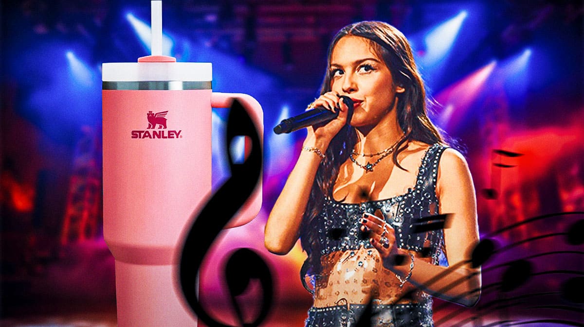 A Stanley cup and Olivia Rodrigo.