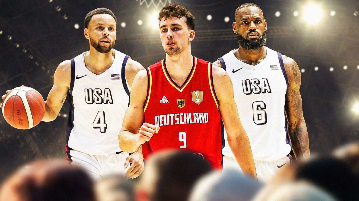 Stephen Curry and LeBron James amid Team USA win over Germany before Olympics