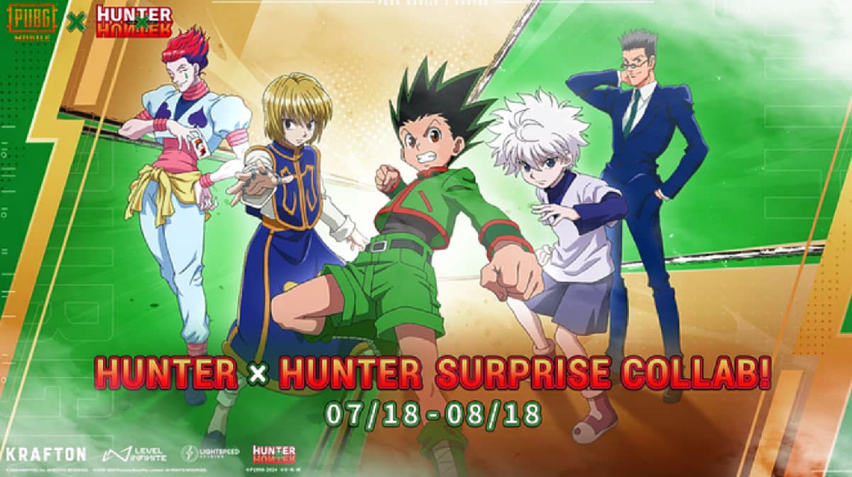 PUBG MOBILE (PUBGM) Drops Hunter x Hunter Collab