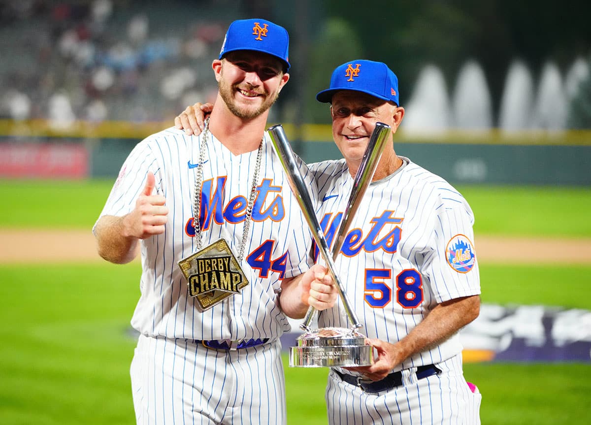 Pete Alonso Home Run Derby trophy