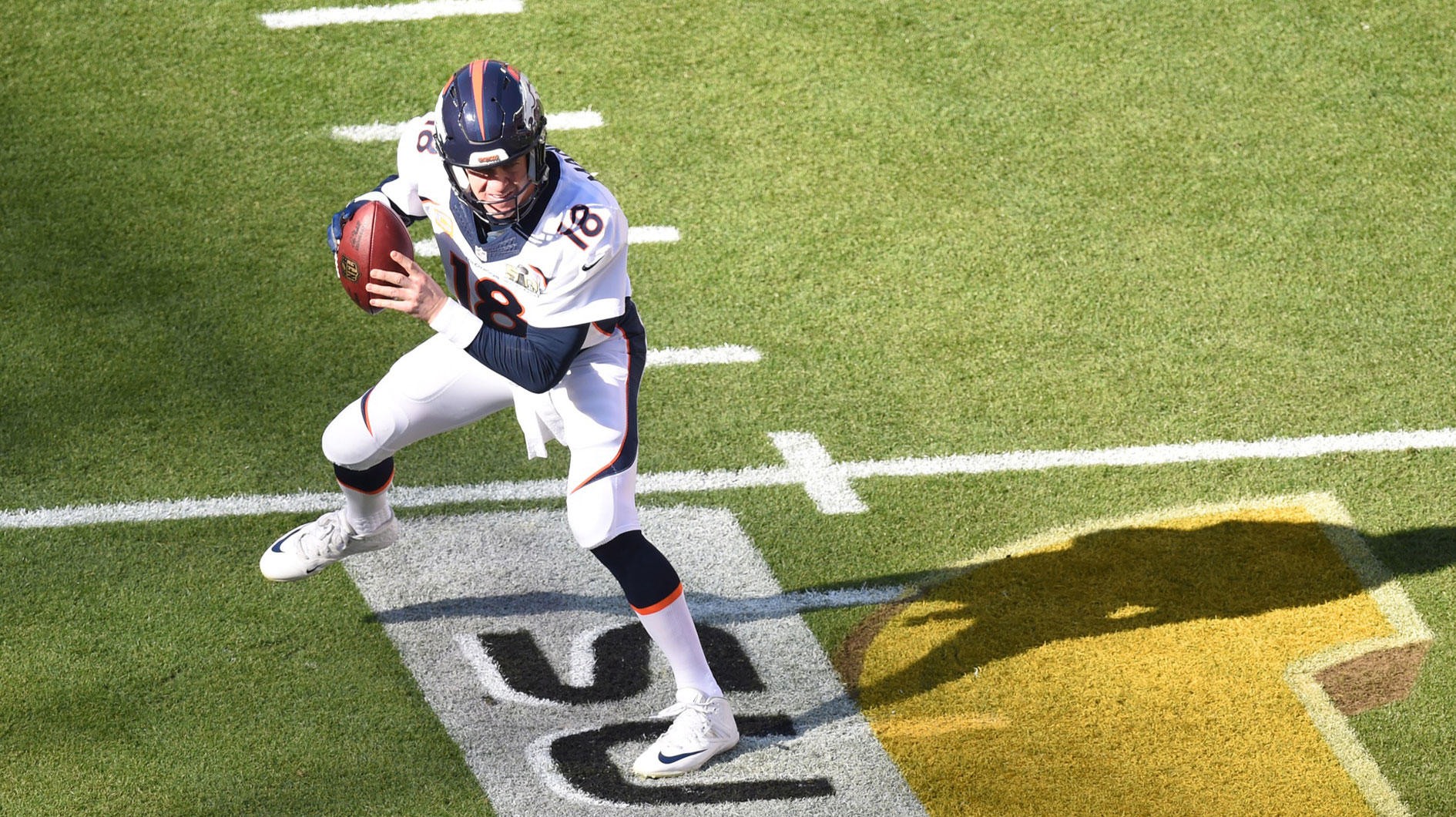 Peyton Manning, one of the greatest athletes ever, winning his final game, Super Bowl 50