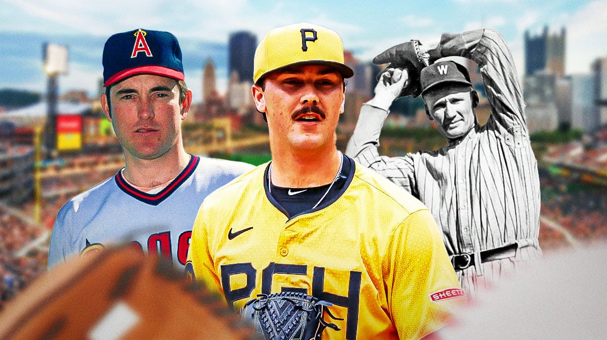 Pirates Paul Skenes strikeouts no-hitter Nolan Ryan Walter Johnson MLB history