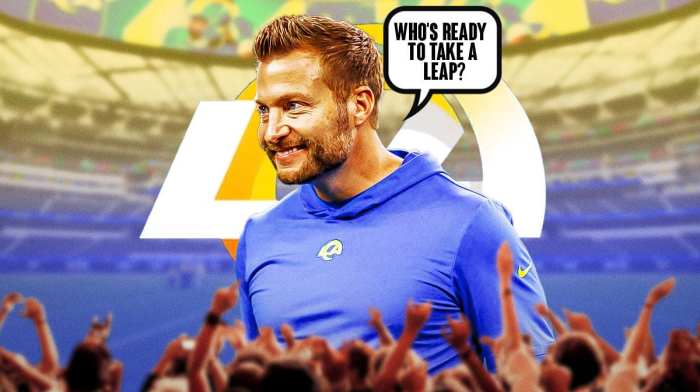 Los Angeles Rams head coach Sean McVay