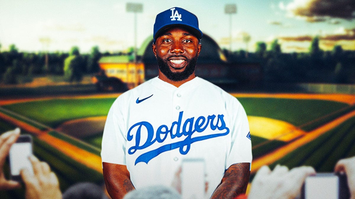 Randy Arozarena in a Dodgers uniform