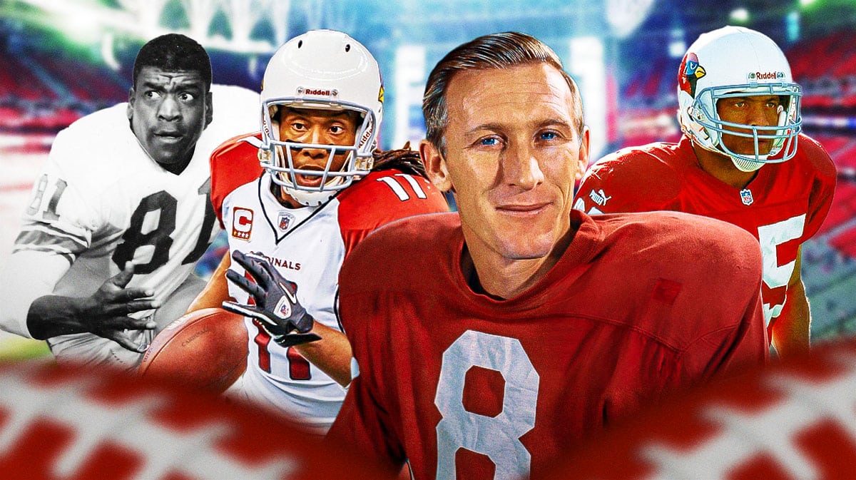 Cardinals, Larry Fitzgerald, Aeneas Williams, Larry Wilson, and Dick "Night Train" Lane
