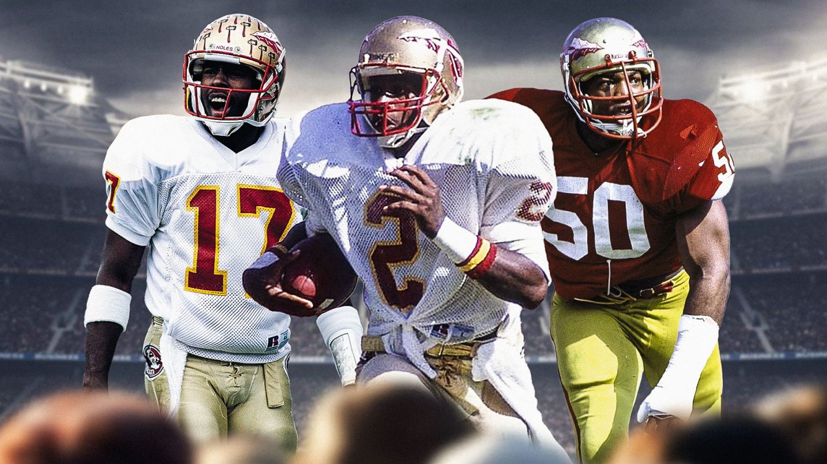 Florida State football legends Deion Sanders, Charlie Ward, Ron Simmons