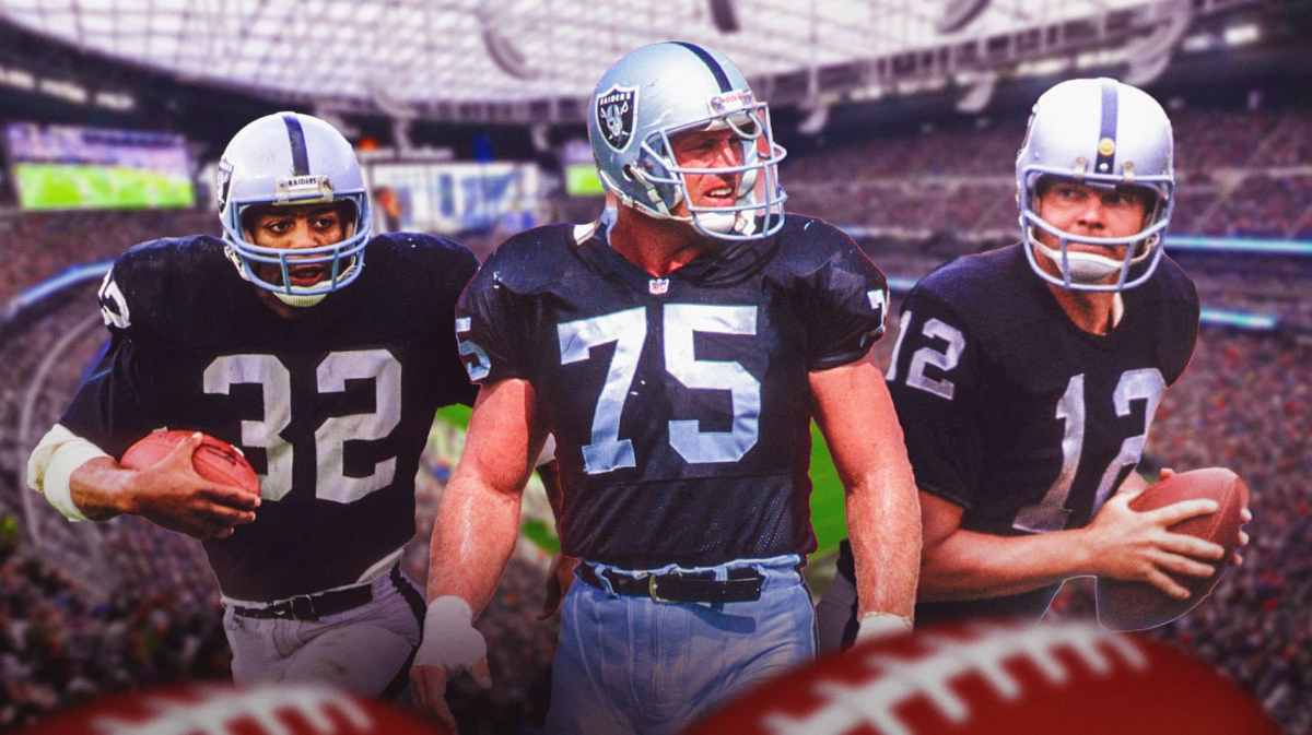 Raiders legends Marcus Allen, Howie Long and Ken Stabler
