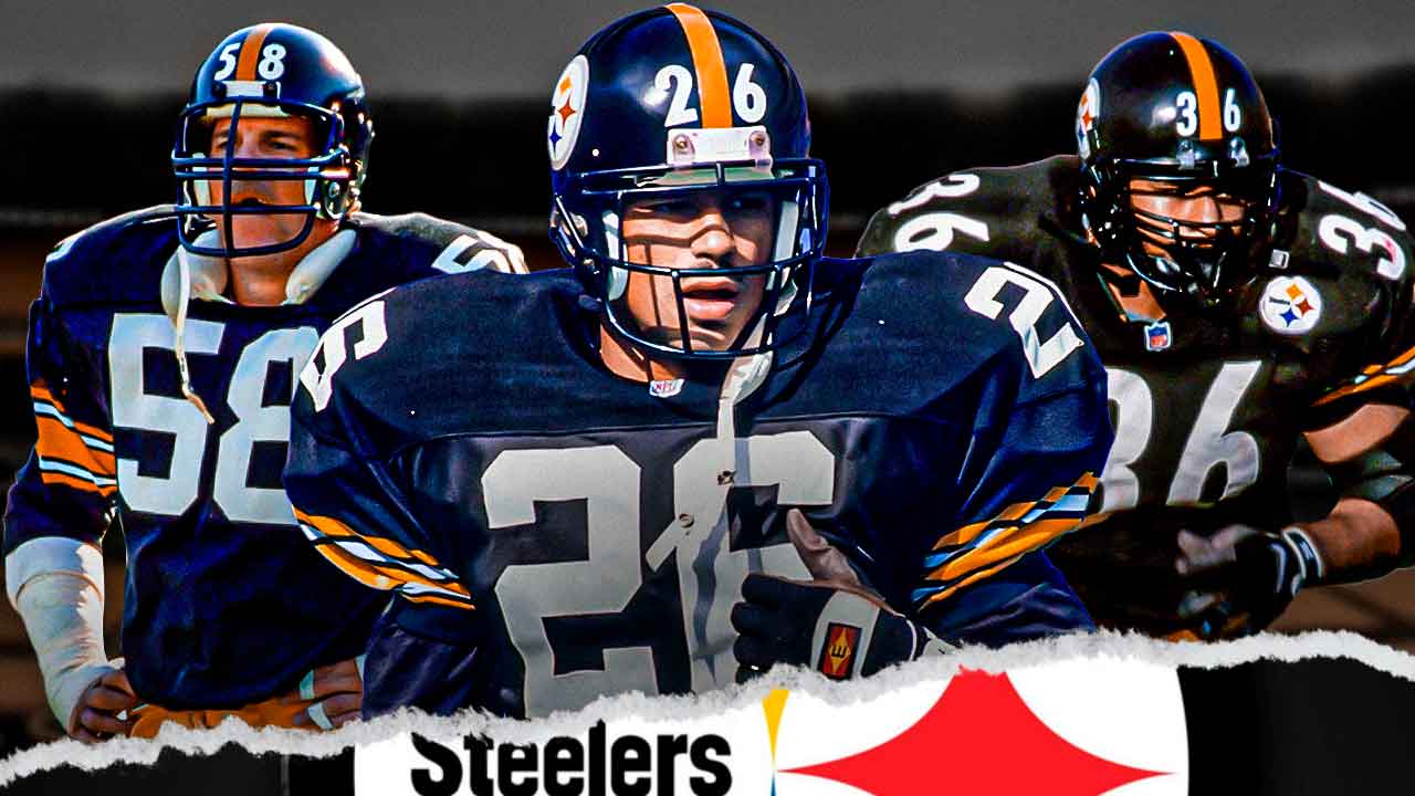 Rod Woodson, Jack Lambert, and Jerome Bettis