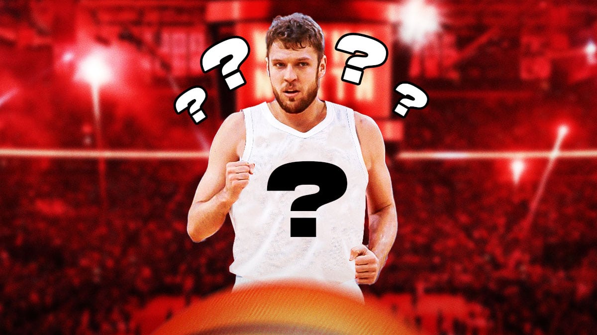 Sasha Vezenkov with question mark jersey