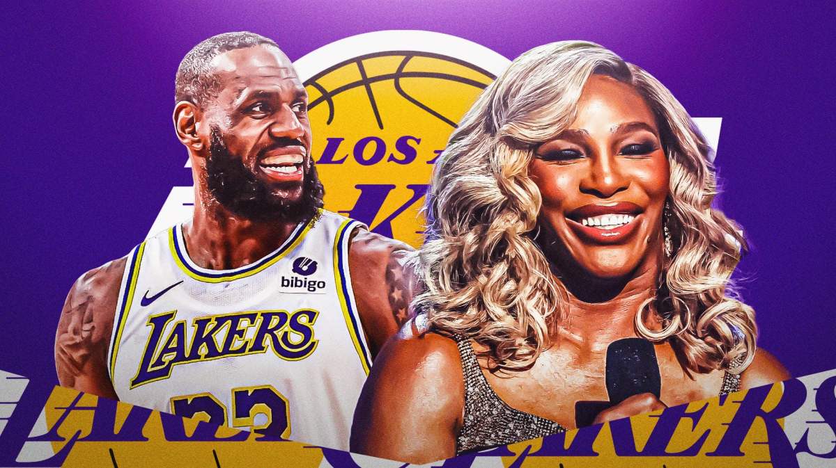 Lakers' LeBron James, Serena Williams