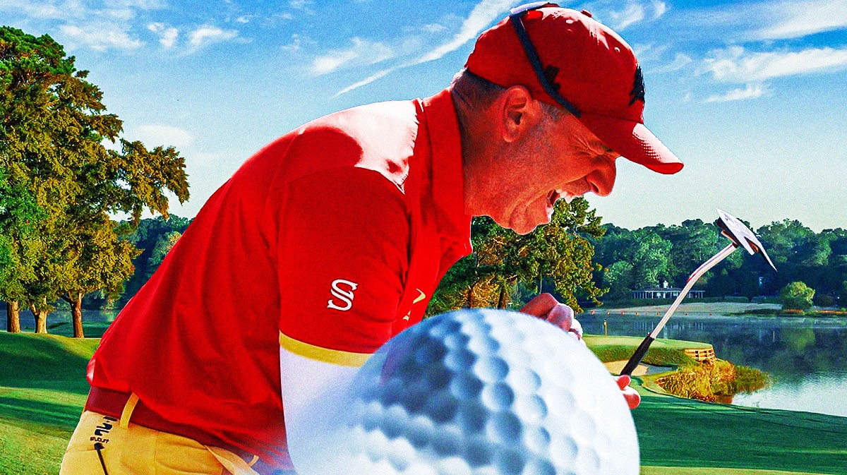 Sergio Garcia looking excited