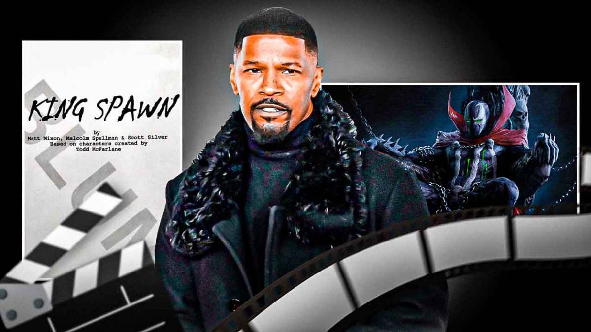 Todd McFarlane's Instagram post with King Spawn script, Jamie Foxx, Spawn
