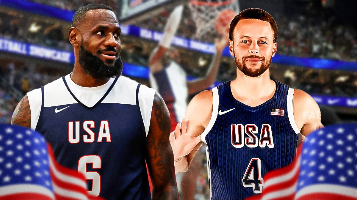 LeBron James' real take on epic Stephen Curry alley-oop in Team USA win