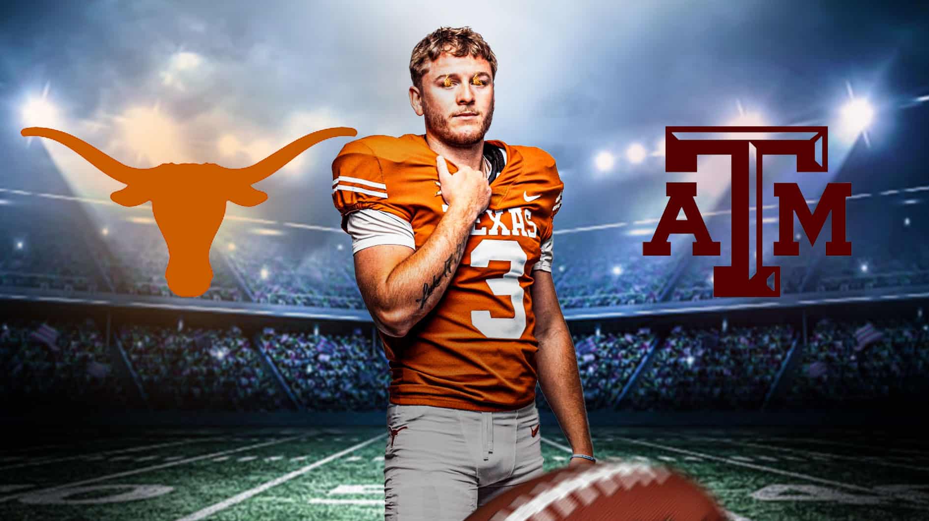 Quinn Ewers' 'fired-up' Take For Texas Football-Texas A&M Rivalry Game