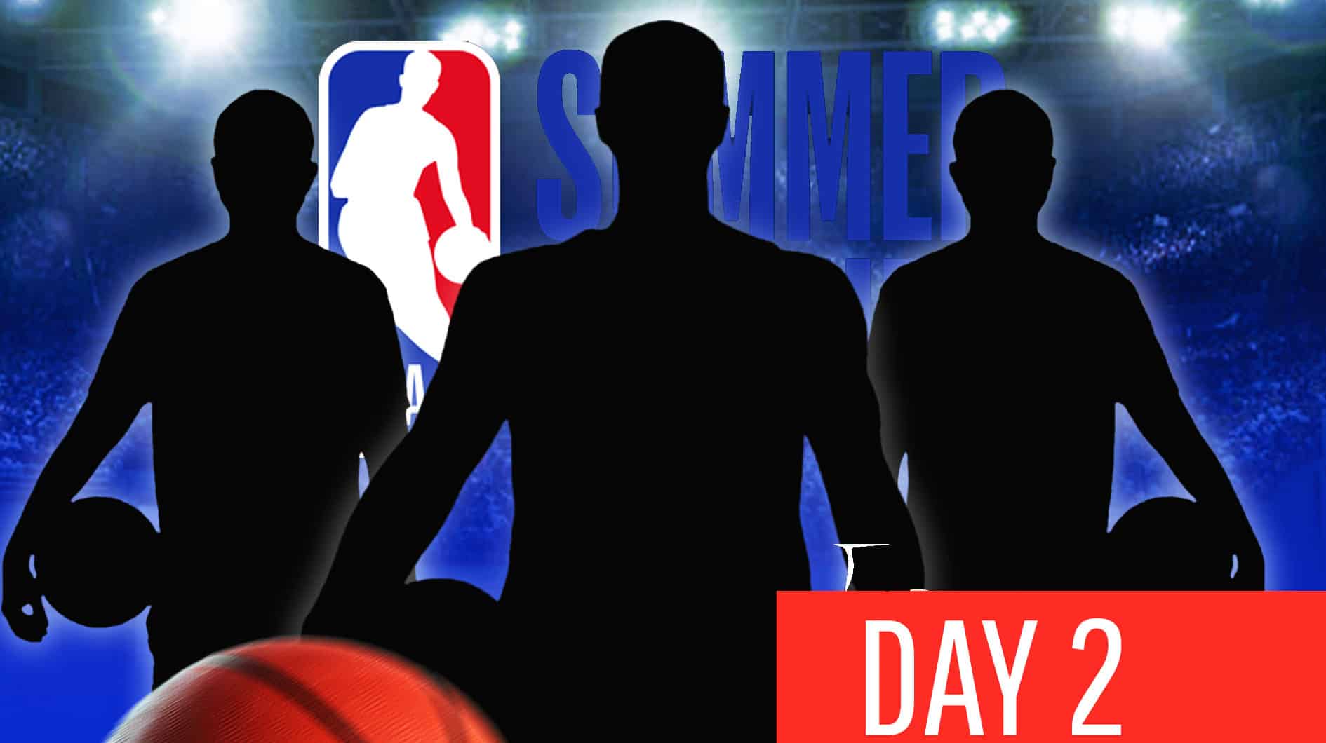 Pick any 3 players and the NBA SL logo with a Day 2 stamp. NBA Summer League