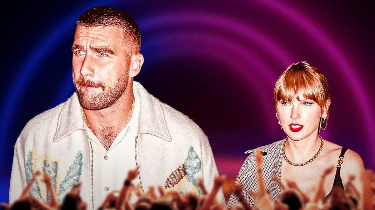 Taylor Swift and Travis Kelce.