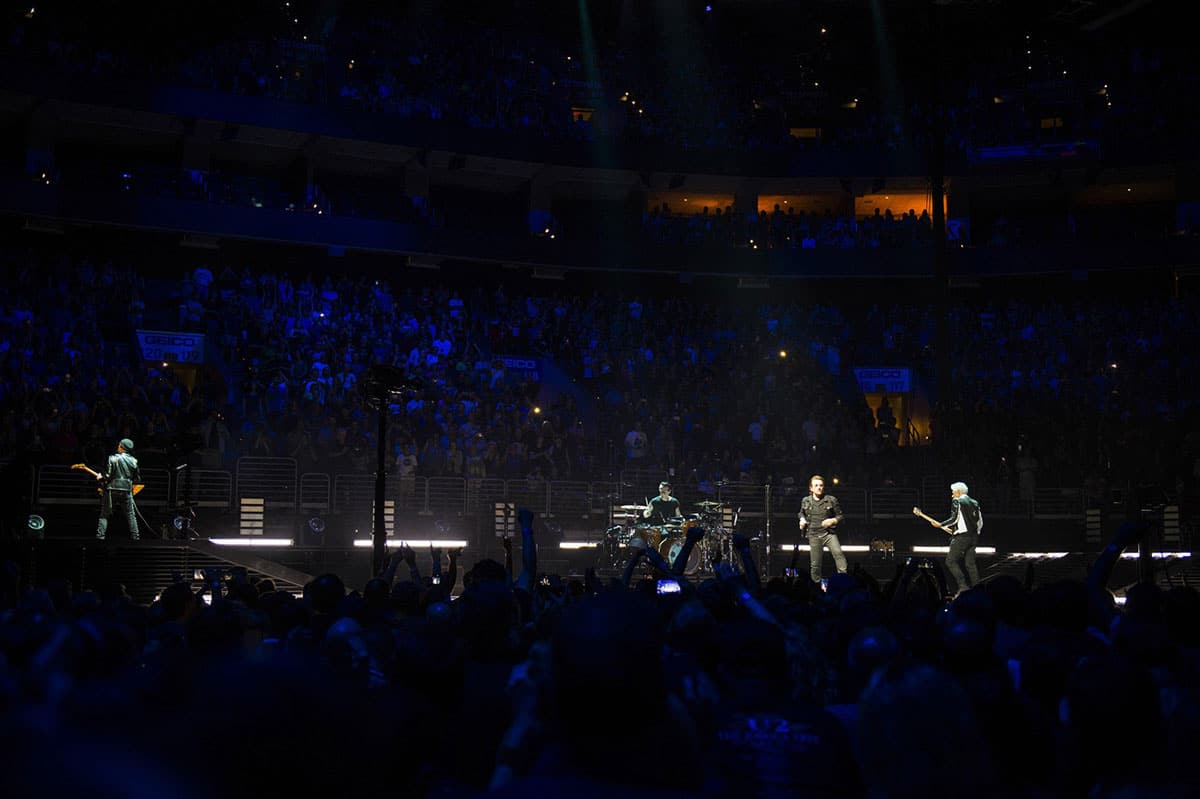 U2's Experience + Innocence Tour in 2018.