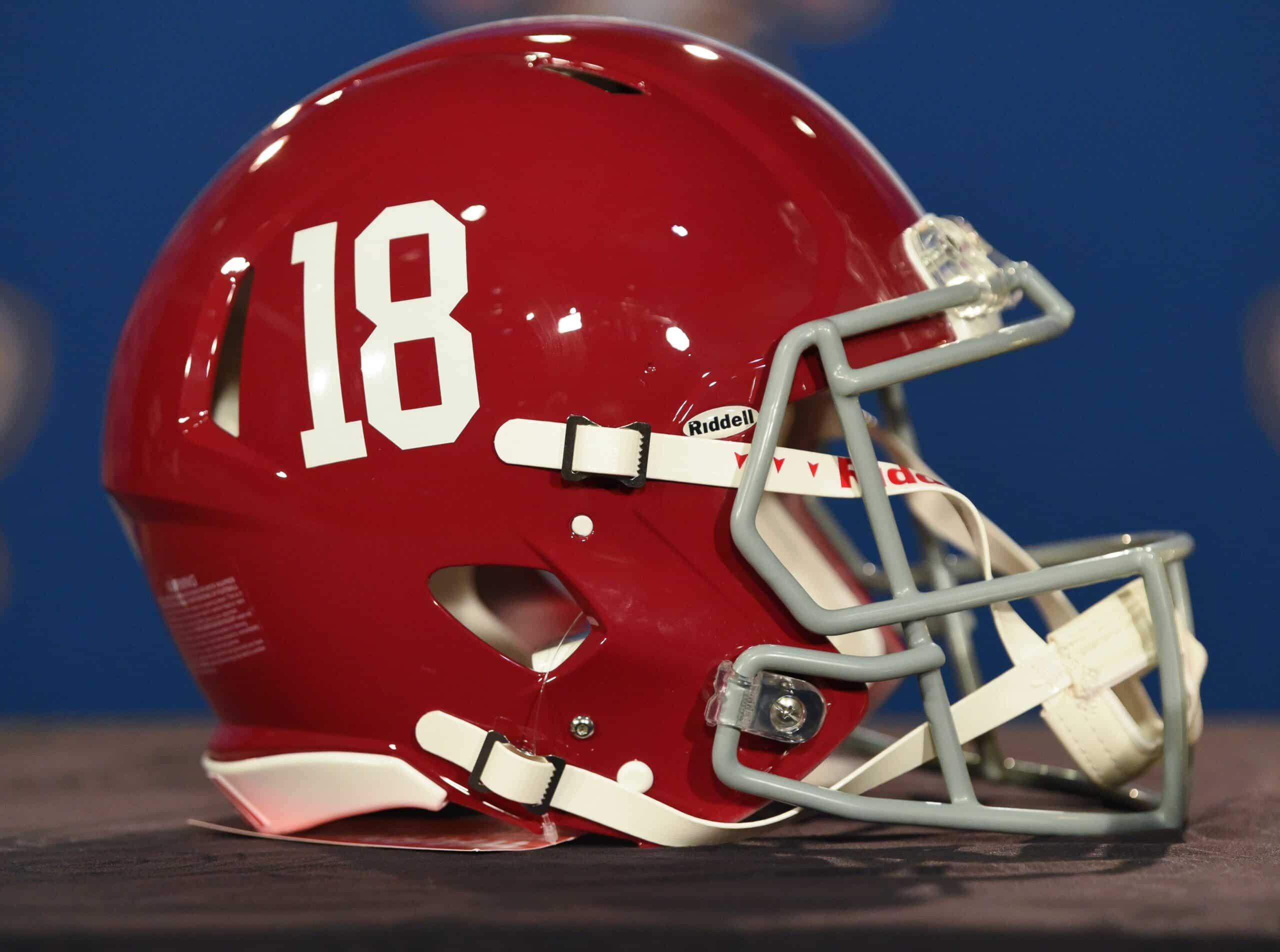 Alabama football helmet.