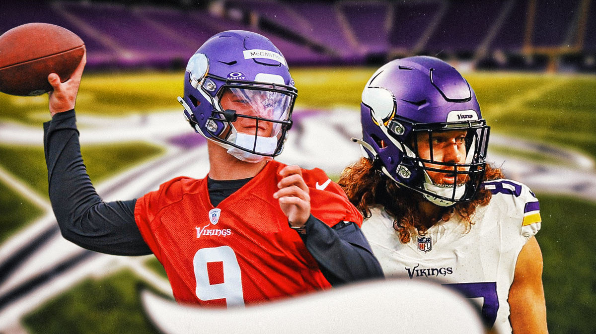 J.J. McCarthy, TJ Hockenson, Vikings