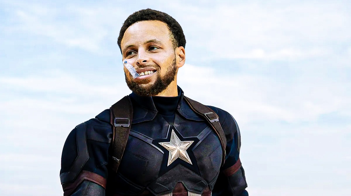 Stephen Curry (Warriors) as Captain America