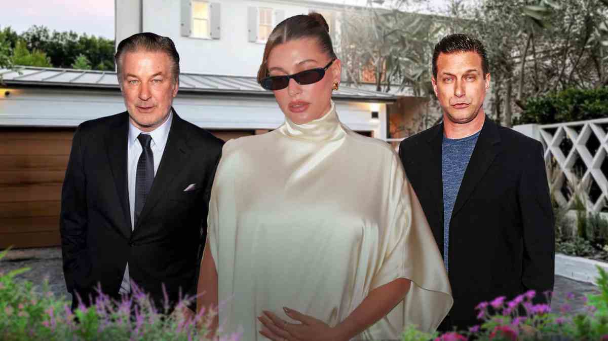 Hailey Bieber and uncle Alec Baldwin and Stephen Baldwin