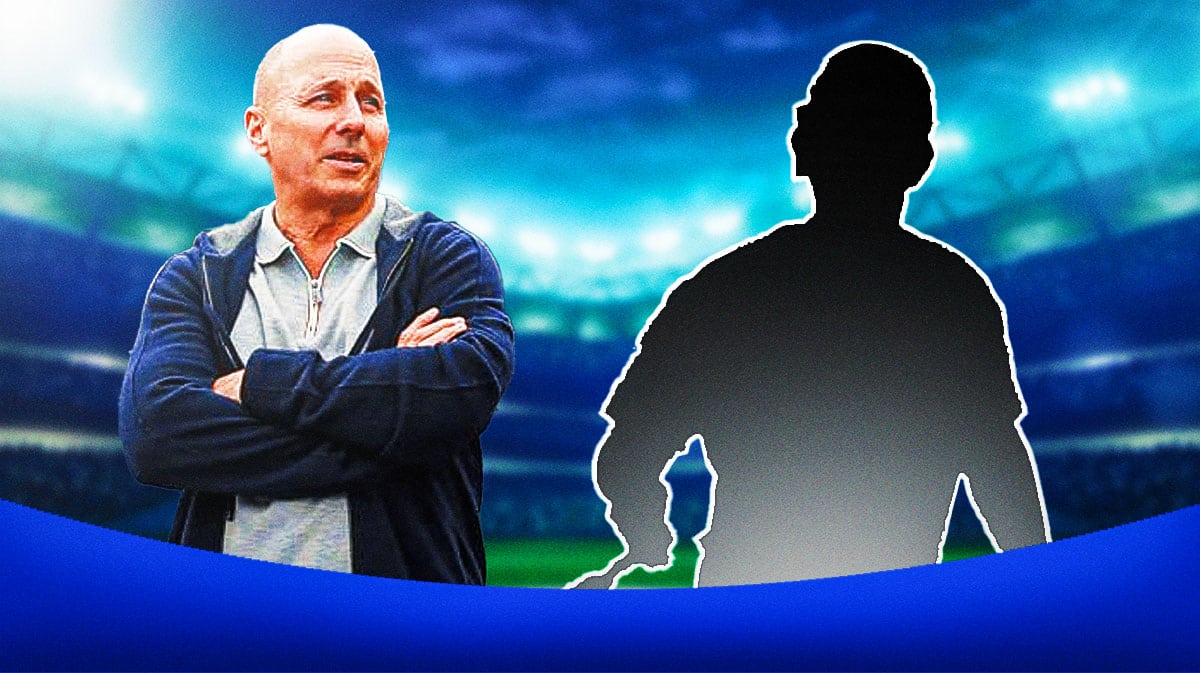 Yankees' Brian Cashman next to a silhouette of a player