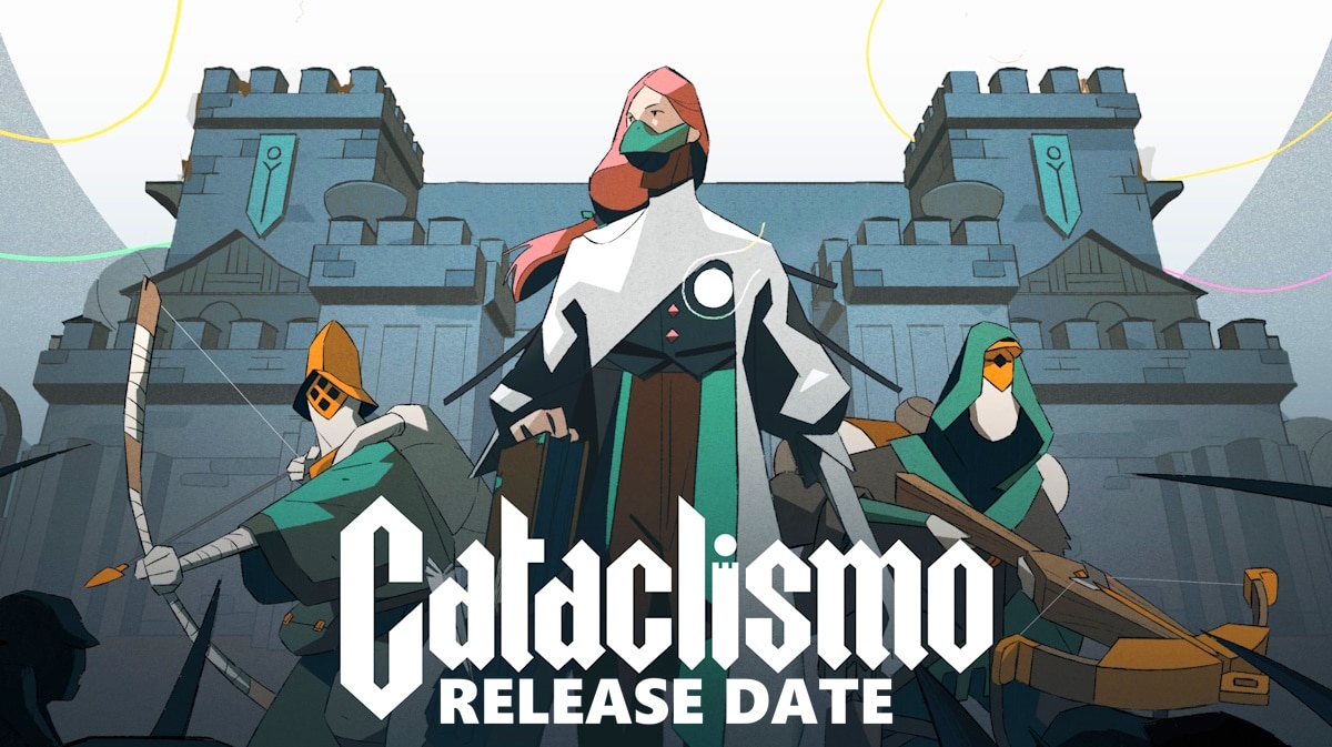 cataclismo, cataclismo release date, cataclismo gameplay, cataclismo story, cataclismo trailers, key art for cataclismo with the words release date under the game title