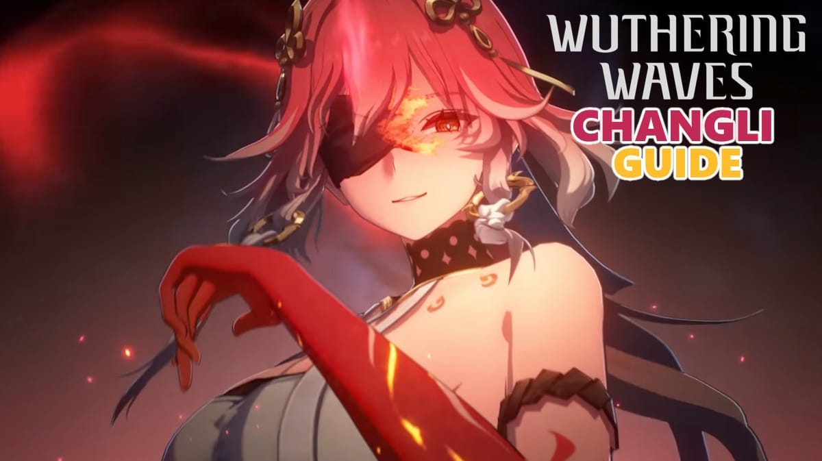 changli build, changli weapon, changli echoes, changli guide, changli, a screenshot of the changli's ultimate with the wuthering waves logo on one side and the words changli guide under it