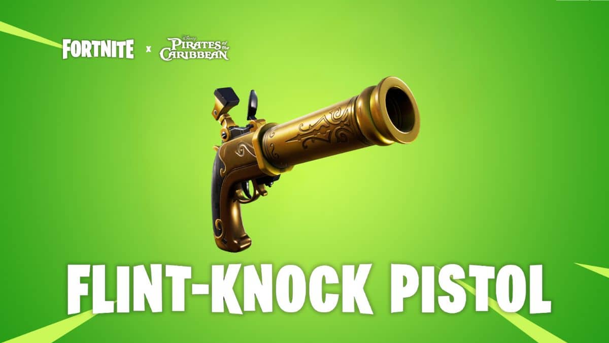 image of the flint knock pistol in fortnite