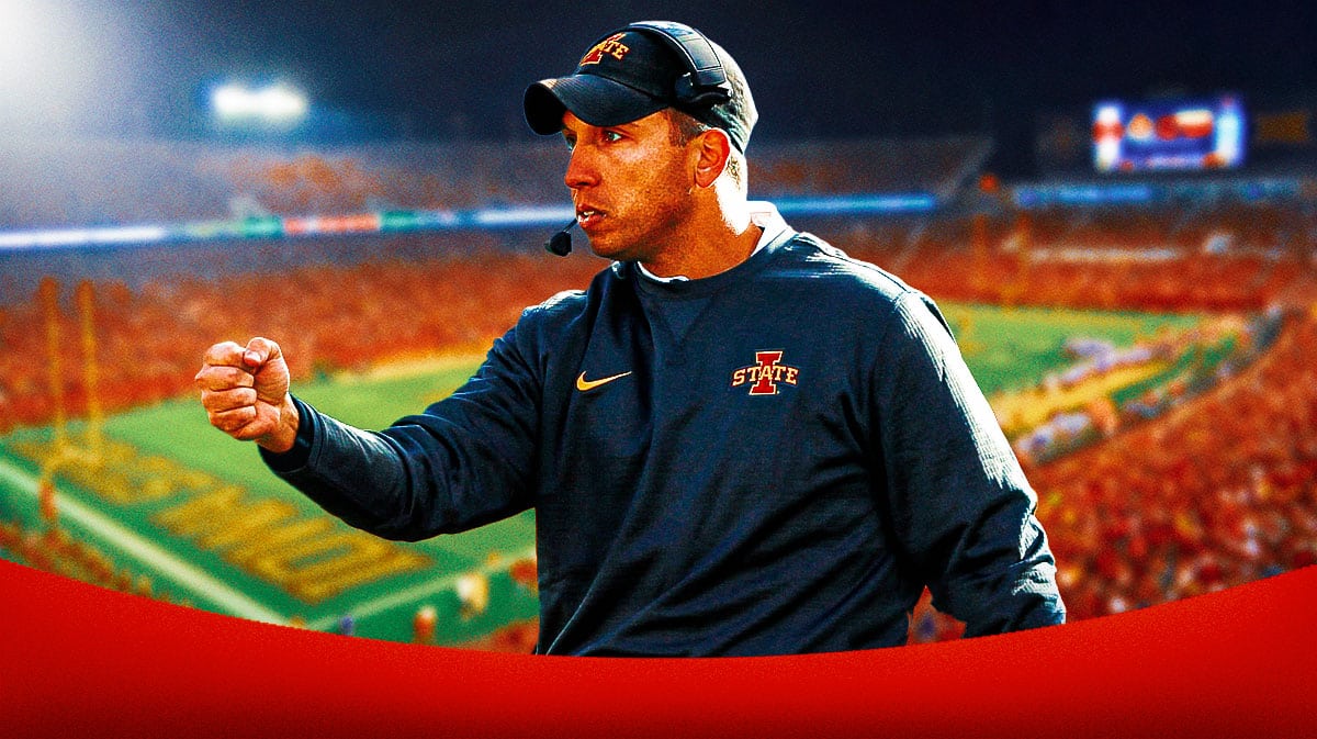 Iowa State football coach Matt Campbell.