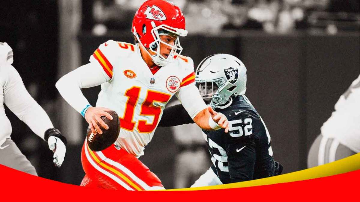 The Raiders have a laugh at Patrick Mahomes expense