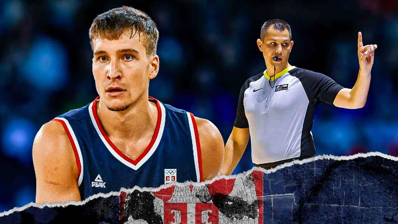 Bogdan Bogdanovic and a referee