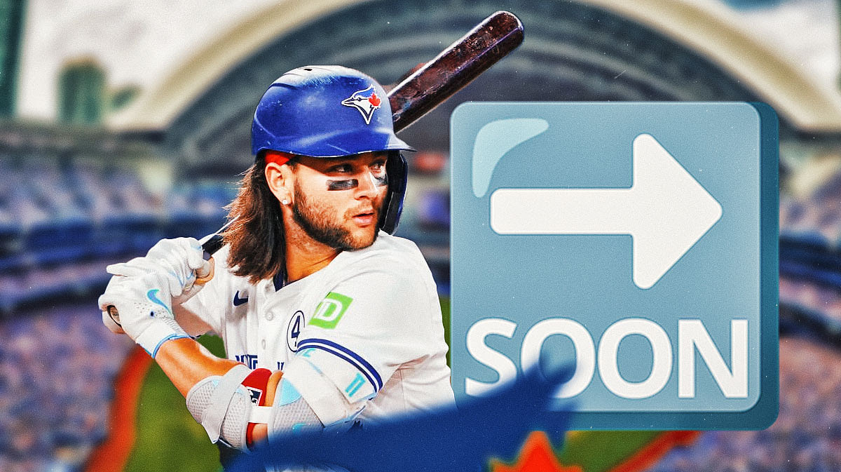 Bo Bichette with a "soon" emoji