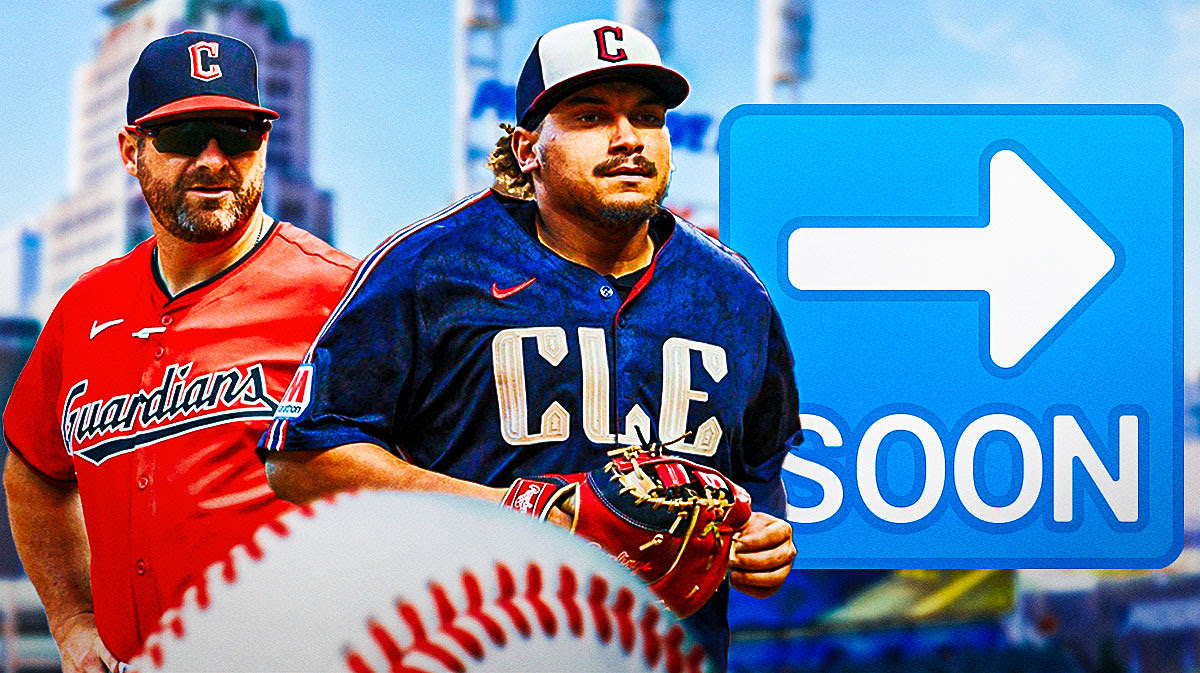 Josh Naylor and Stephen Vogt with a "soon" emoji