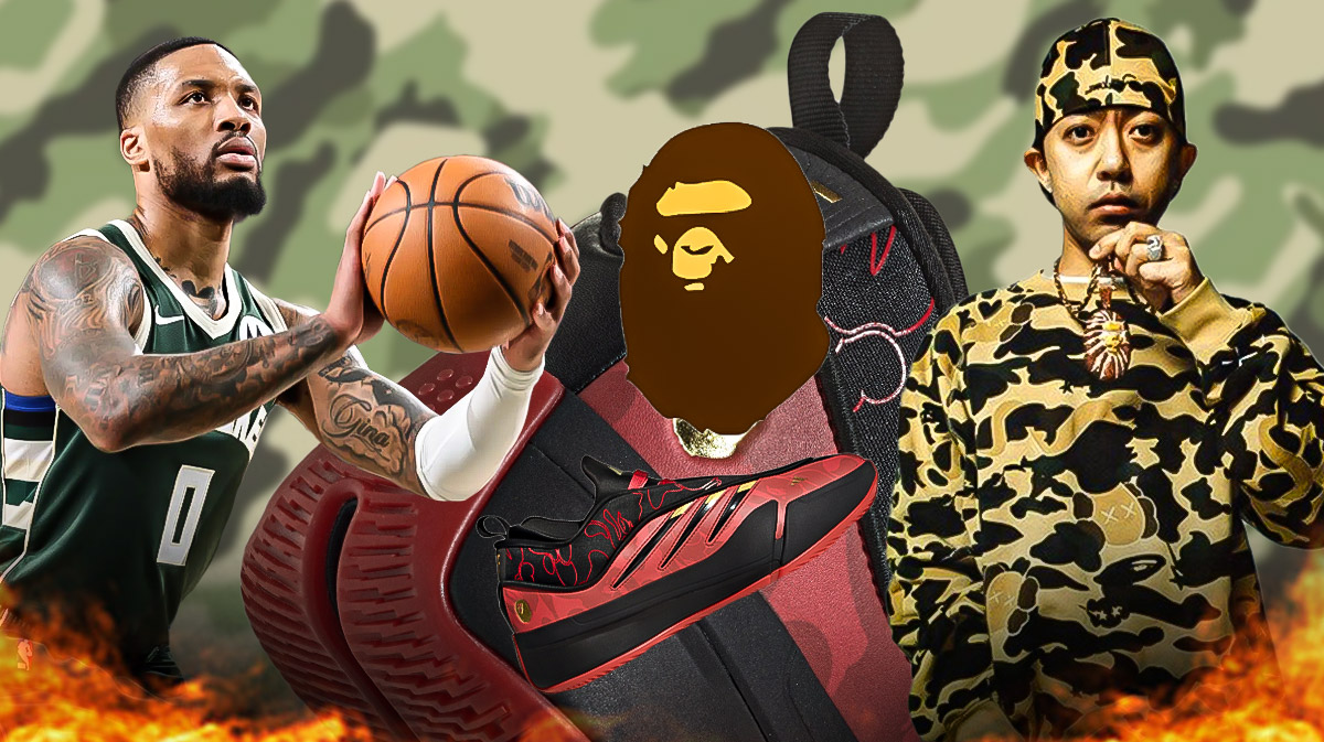 Damian lillard x bape online