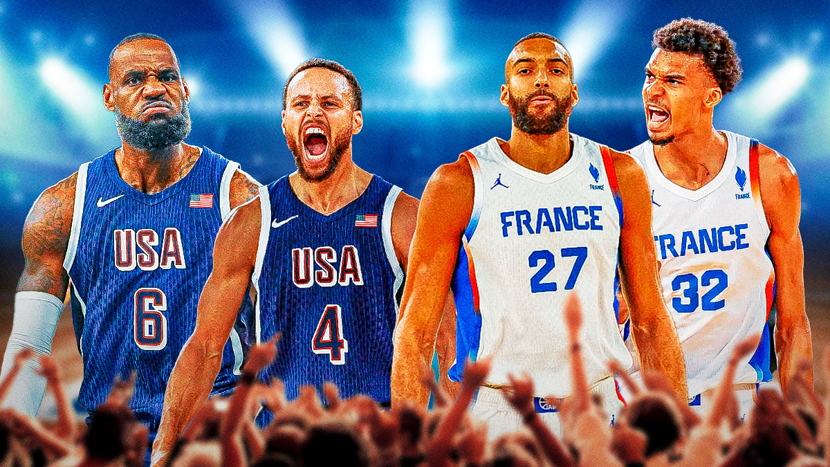 LeBron James, Stephen Curry, Rudy Gobert, and Victor Wembanyama.