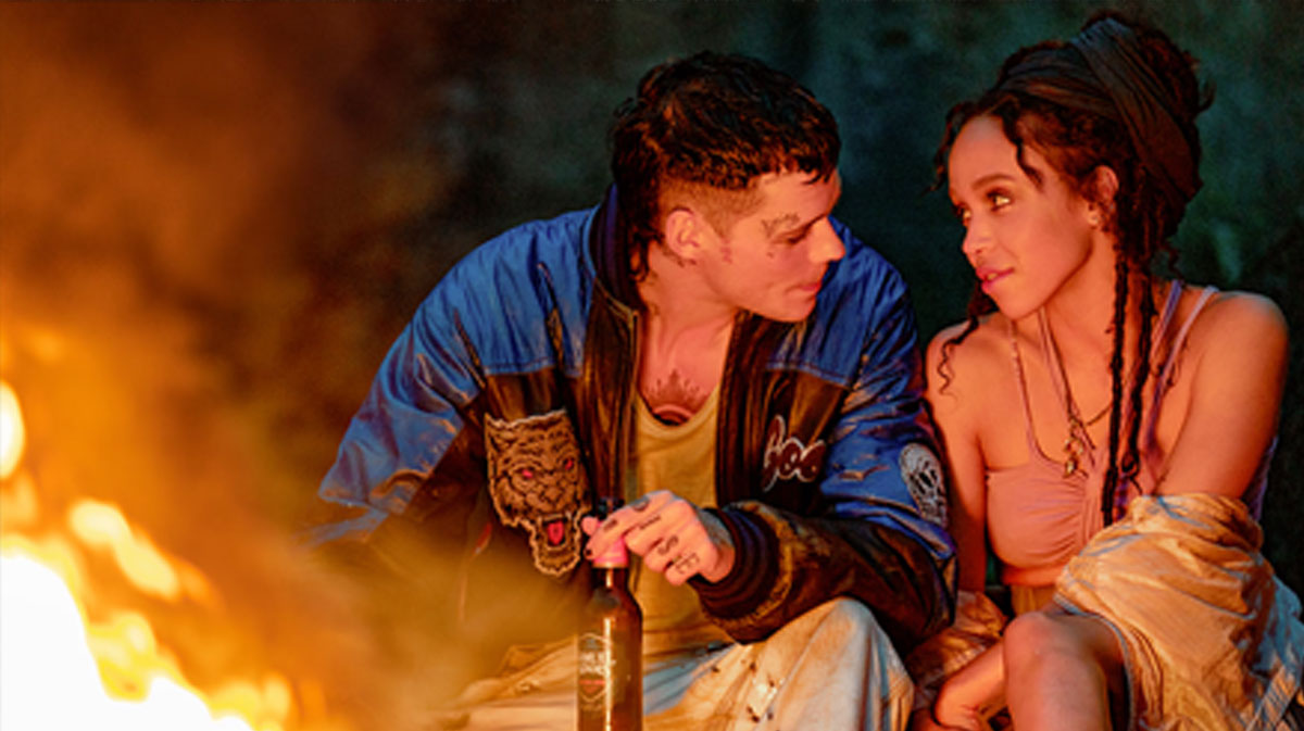 Bill Skarsgård and FKA Twigs.